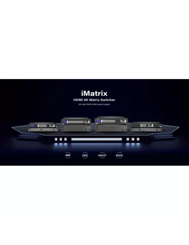 INFOBIT IMATRIXH88 Matrix switcher iMatrix H88 8x HDMI In   8x HDMI Out UHD INFOBIT INFIMATRIXH88 | MusicGoodDeal 2