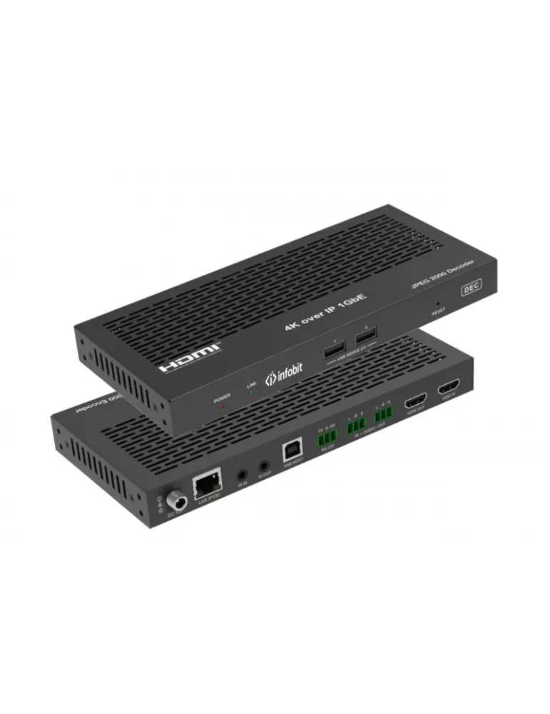 INFOBIT ISWITCH2000C iSwitch 2000C - HDMI 4K JPEG 2000 AV noeux de Control sur IP