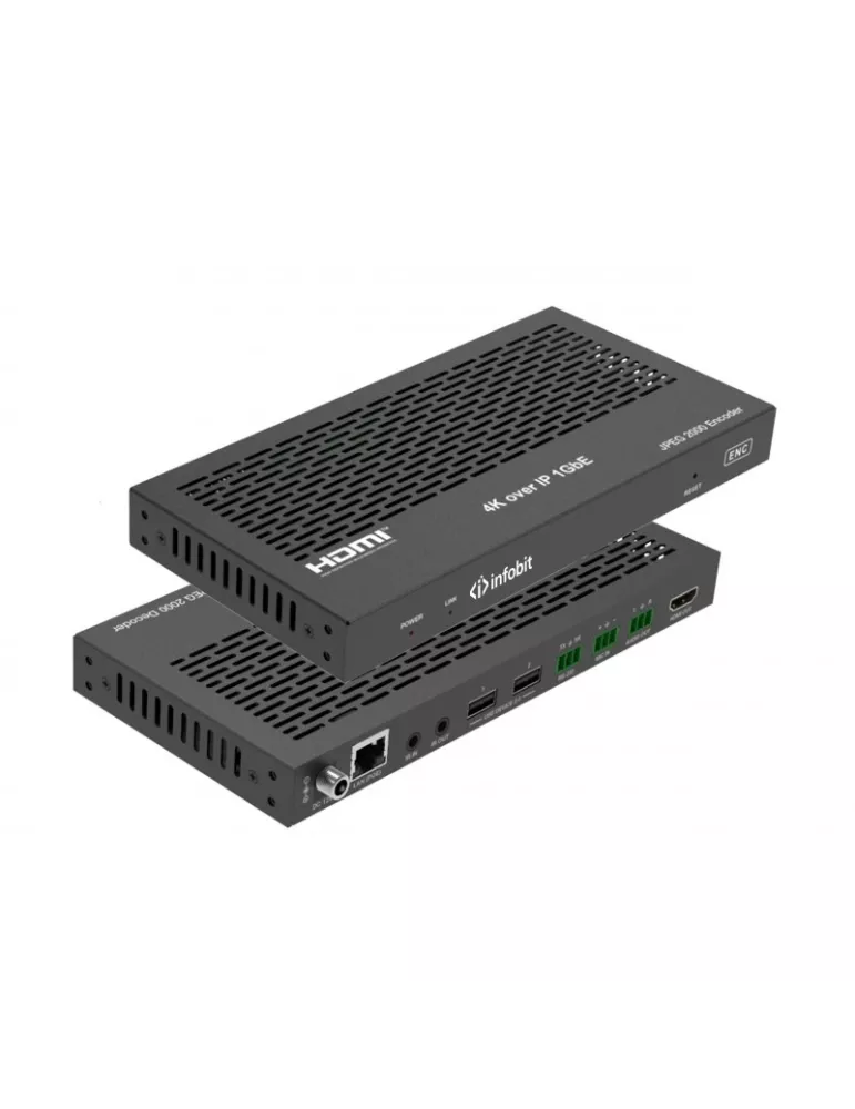 INFOBIT ISWITCH2000C iSwitch 2000C - HDMI 4K JPEG 2000 AV noeux de Control sur IP