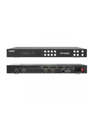 INFOBIT IMATRIXH44H150 HDMI matrix extender with 4x HDBaseT 150m receivers Infobit - iMatrix H44H150 INFOBIT INFIMATRIXH44H150 2
