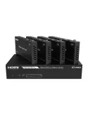 INFOBIT ISWITCH104H150 Kit Splitter1x4 HDMI  iSwitch 104H150 avec audio + 4x recepteurs HDBT