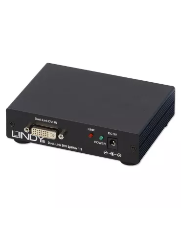 LINDY 38107  Dual Link DVI splitter 1 input 2 outputs LINDY LIN38107 | MusicGoodDeal