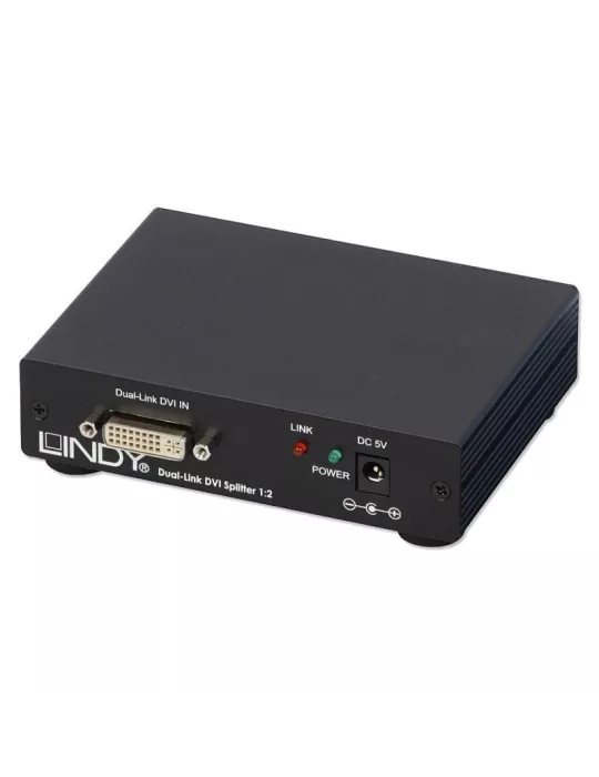 LINDY 38107  Divisor DVI Dual Link 1 entrada 2 salidas LINDY LIN38107 | MusicGoodDeal