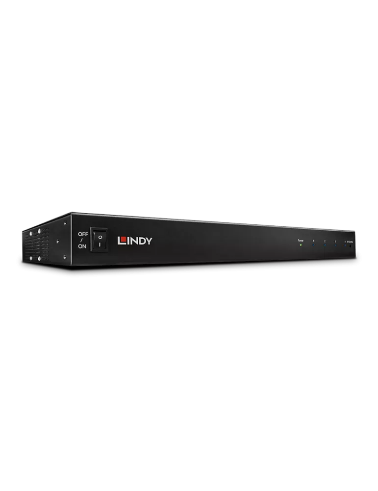 LINDY 38116  C6 HDBaseT HDMI   IR 4 puertos 100m Splitter   Transmisor LINDY LIN38116 | MusicGoodDeal