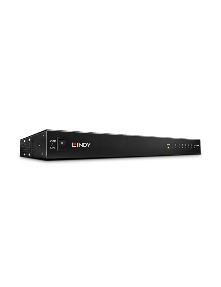 LINDY 38117  C6 HDBaseT HDMI   IR 8-Port 100m Splitter   Sender LINDY LIN38117 | MusicGoodDeal