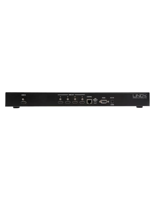 LINDY 38134 : Scaler 4 ports HDMI pour mur d'écrans