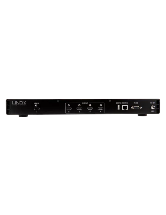 LINDY 38135  escalador mural HDMI 4K de 4 puertos LINDY LIN38135 | MusicGoodDeal