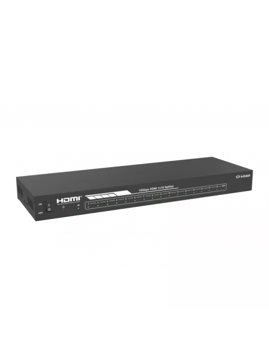 INFOBIT ISWITCH1016 Divisor 1x16 HDMI 4K60 Infobit - iSwitch 1016 INFOBIT INFISWITCH1016 | MusicGoodDeal