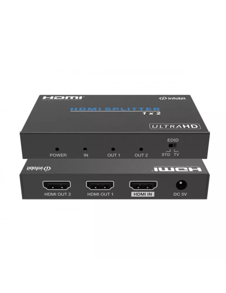 INFOBIT ISWITCH102 Divisor 1x2 HDMI 4K60 Infobit - iSwitch 102 INFOBIT INFISWITCH102 | MusicGoodDeal