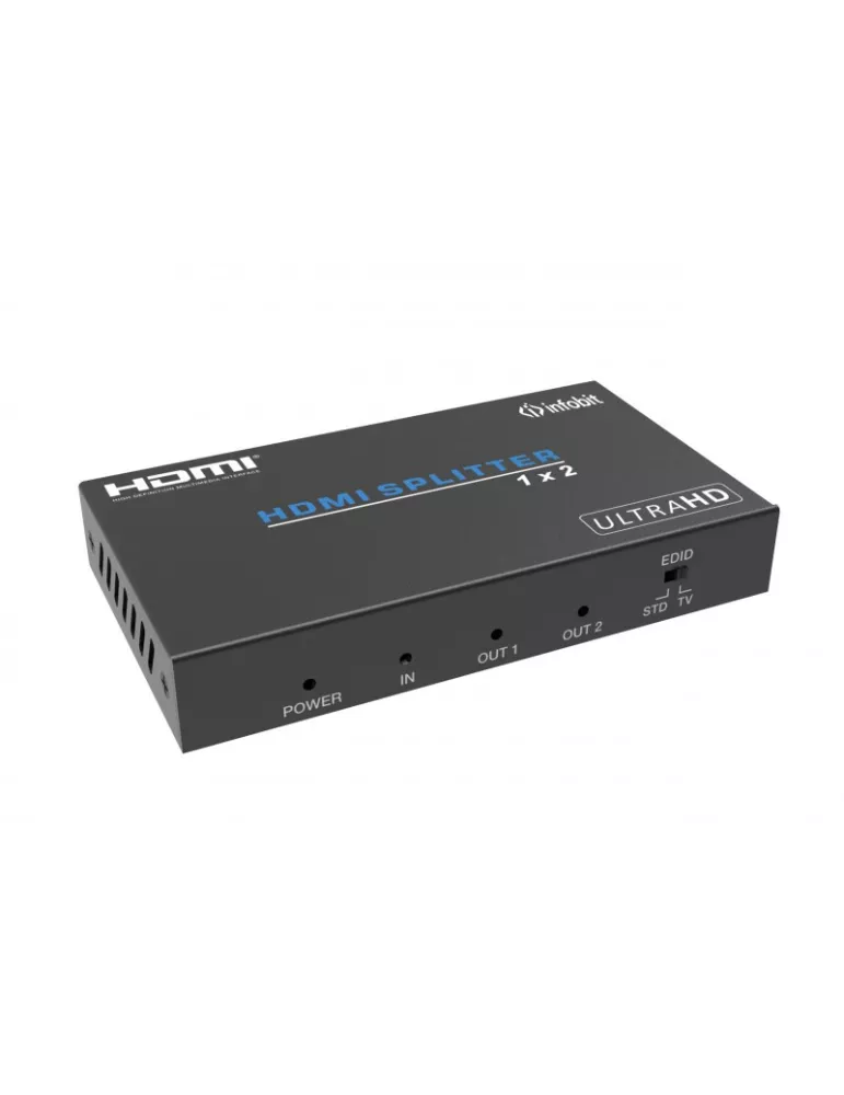INFOBIT ISWITCH102 Splitter 1x2 HDMI 4K60 Infobit - iSwitch 102 INFOBIT INFISWITCH102 | MusicGoodDeal