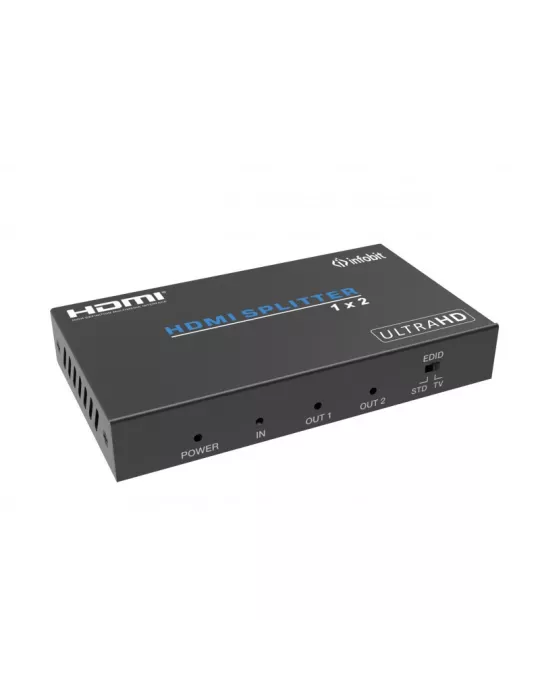INFOBIT ISWITCH102 Splitter 1x2 HDMI 4K60 Infobit - iSwitch 102 INFOBIT INFISWITCH102 | MusicGoodDeal