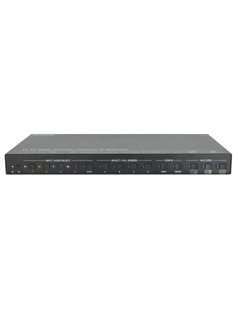 4THEWALL PSW0401ESMV Switch Multiviewer 4K 4x HMDI In 1x HDMI Out SC-PSW0401ESeamless MV 4THEWALL 4THPSW0401ESMV | MusicGoodDe