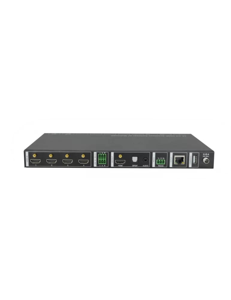 4THEWALL PSW0401ESMV Switch Multiviewer 4K 4x HDMI In 1x HDMI Out SC-PSW0401ESeamless MV 4THEWALL 4THPSW0401ESMV | MusicGoodDe