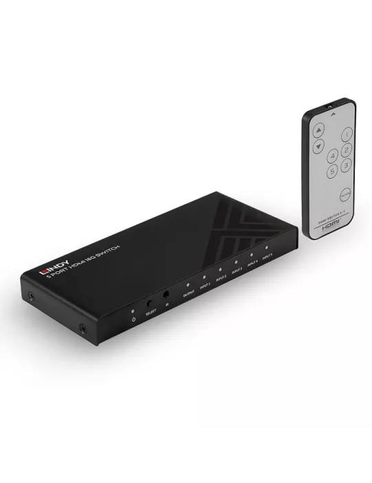 LINDY 38233 Lindy Switch HDMI 5 ports 18G LINDY LIN38233 | MusicGoodDeal