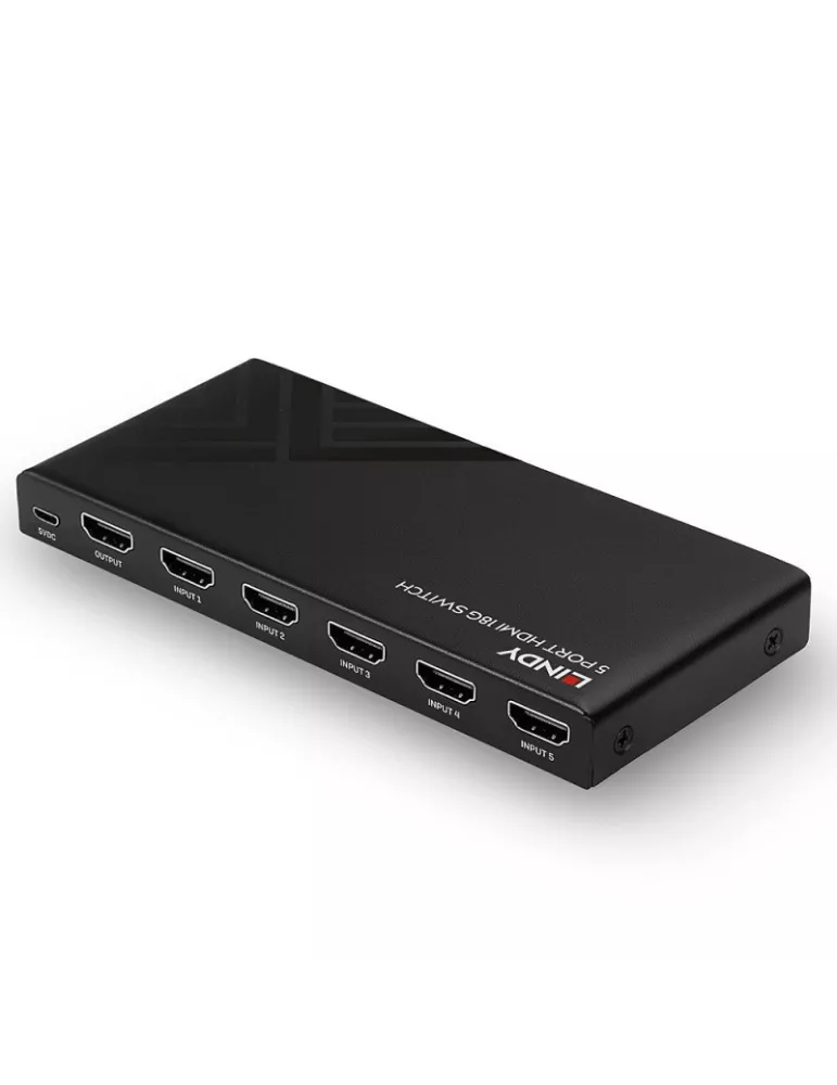 LINDY 38233 Lindy Switch HDMI 5-Port 18G LINDY LIN38233 | MusicGoodDeal