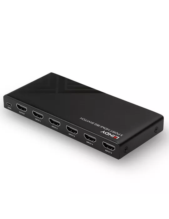LINDY 38233 Lindy Switch HDMI 5-Port 18G LINDY LIN38233 | MusicGoodDeal