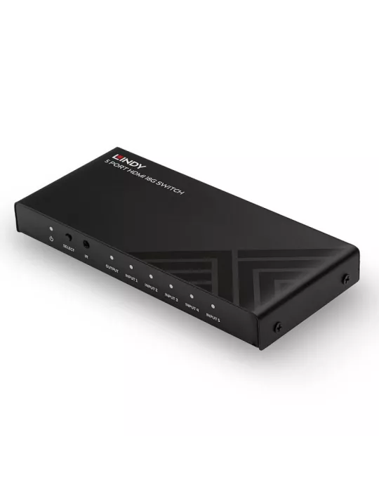 LINDY 38233 Lindy Switch HDMI 5 ports 18G LINDY LIN38233 | MusicGoodDeal
