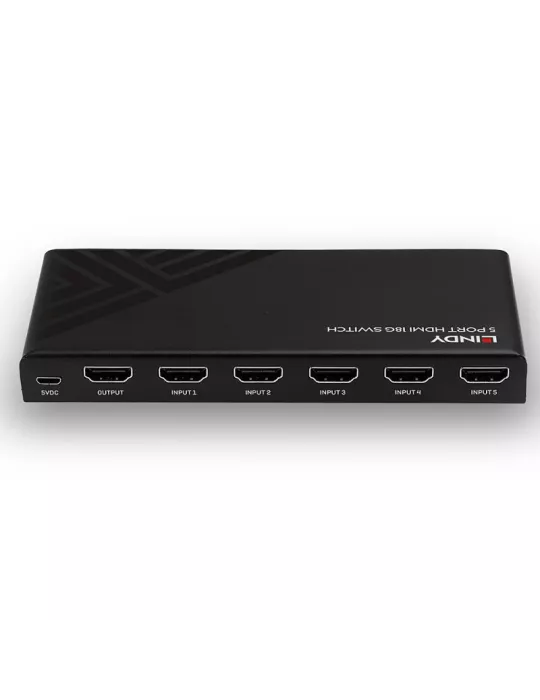 LINDY 38233 Lindy Switch HDMI 5-Port 18G LINDY LIN38233 | MusicGoodDeal