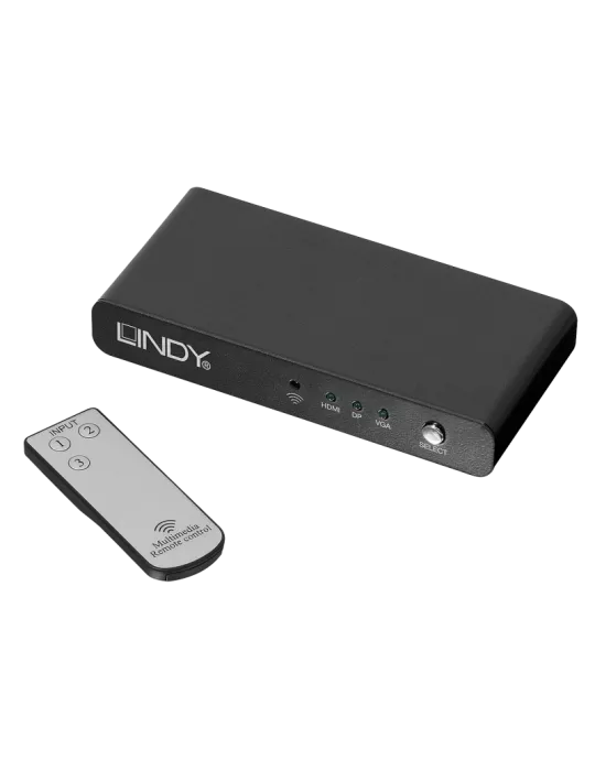 LINDY 38272 Lindy - Switch de présentation multi AV vers HDMI 3 ports