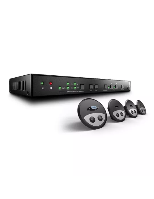 LINDY 38282 - Conmutador y escalador de presentación con kit de módulo empotrable LINDY LIN38282 | MusicGoodDeal