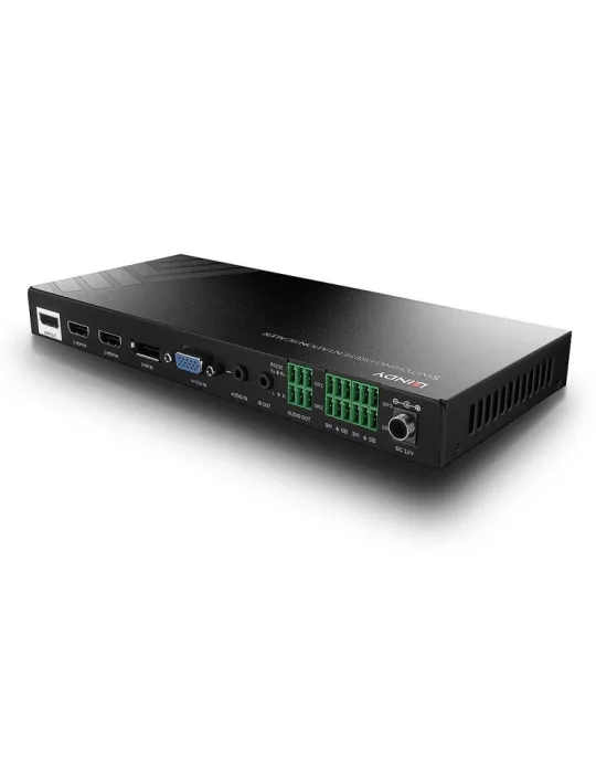 LINDY 38282 - Switch et Scaler de Présentation avec kit de modules encastrables