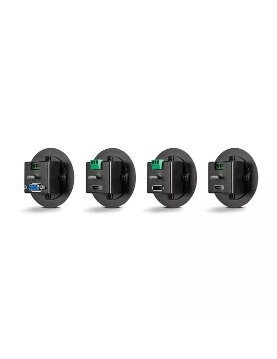 LINDY 38282 - Switch et Scaler de Présentation avec kit de modules encastrables