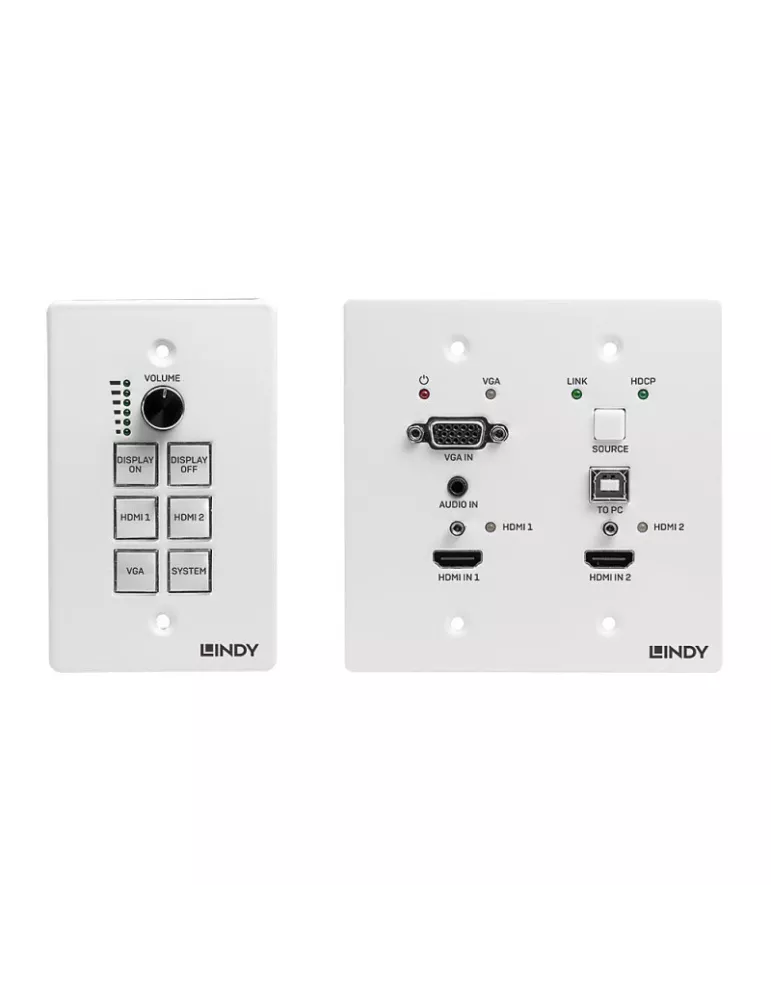 LINDY 38288 Lindy HDBaseT-Präsentationssystem mit Control Panel LINDY LIN38288 | MusicGoodDeal