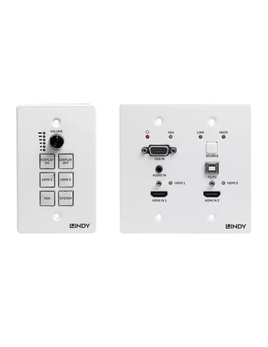 LINDY 38288 Lindy  Système de Présentation HDBaseT avec Panneau de Contrôle