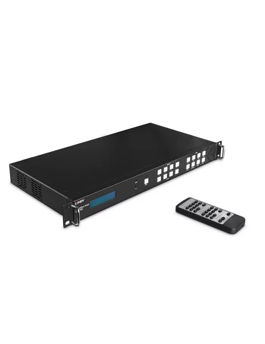 LINDY 38238 Lindy Matrix 4x4 HDMI 4K60 with Video Wall Scaling LINDY LIN38238 | MusicGoodDeal