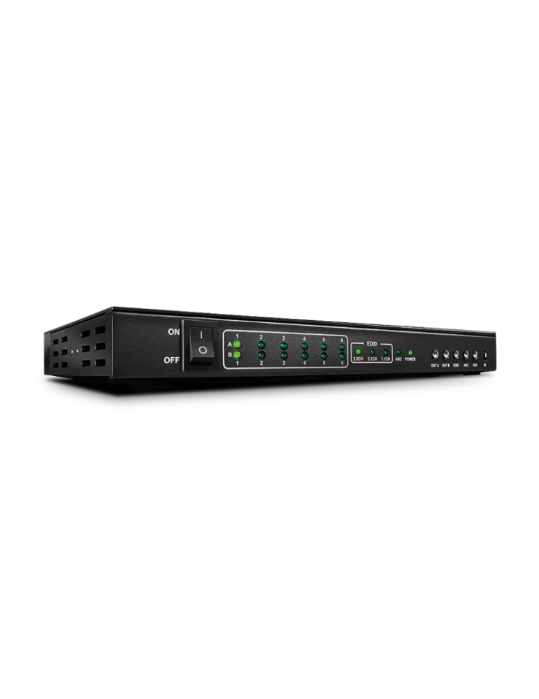 LINDY 38148 Switch Matrix HDMI 2.0 6x2 avec fonction PiP 10.2G (REF  )