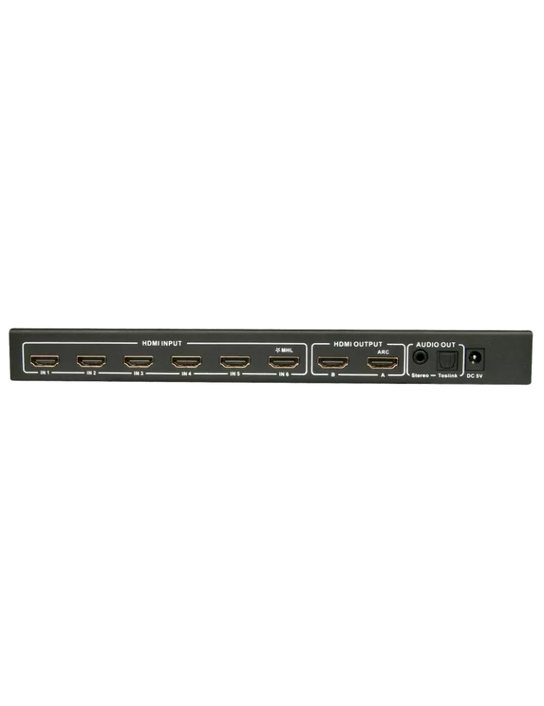 LINDY 38148  Matrix HDMI 2.0 6x2 switch with PiP | MusicGoodDeal