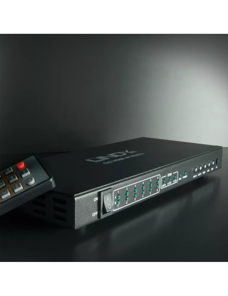 LINDY 38148  Matrix HDMI 2.0 6x2 switch with PiP | MusicGoodDeal