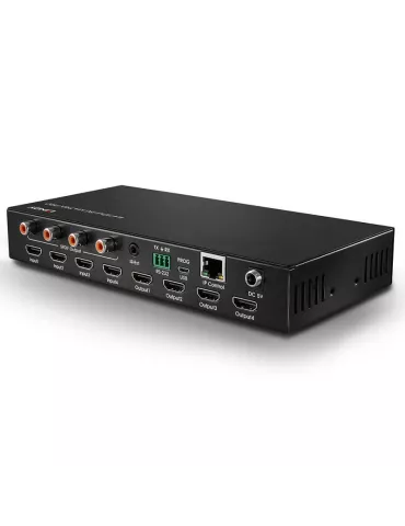 LINDY 38247 Switch Matrix Pro 4x4 HDMI 2.0 18G 2