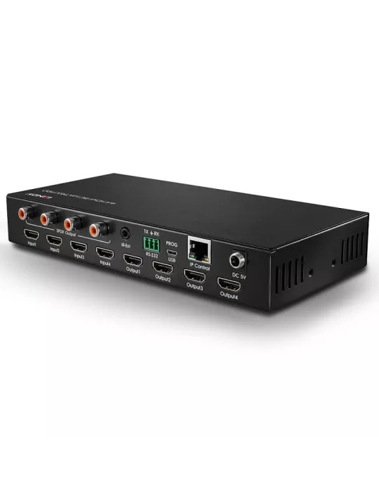 LINDY 38247  Switch Matrix Pro 4x4 HDMI 2.0 18G LINDY LIN38247 | MusicGoodDeal