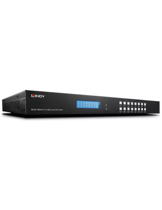 LINDY 38248 : Switch Matrix Pro 8x8 HDMI 2.0 18G