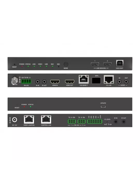 INFOBIT iSWITCHSDVTR 4K HDMI SDVoE AV Encoder und 4K60 KVM Decoder Über Netzwerk und und Glasfaser iSwitch SDV-TR INFOBIT INFi
