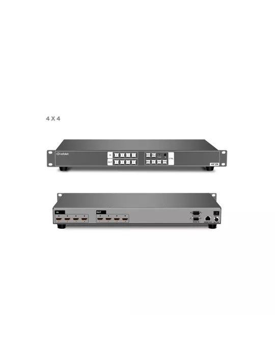 INFOBIT IMATRIXH44 Matrix Switcher iMatrix H44 4x HDMI In   4x HDMI Out UHD INFOBIT INFIMATRIXH44 | MusicGoodDeal