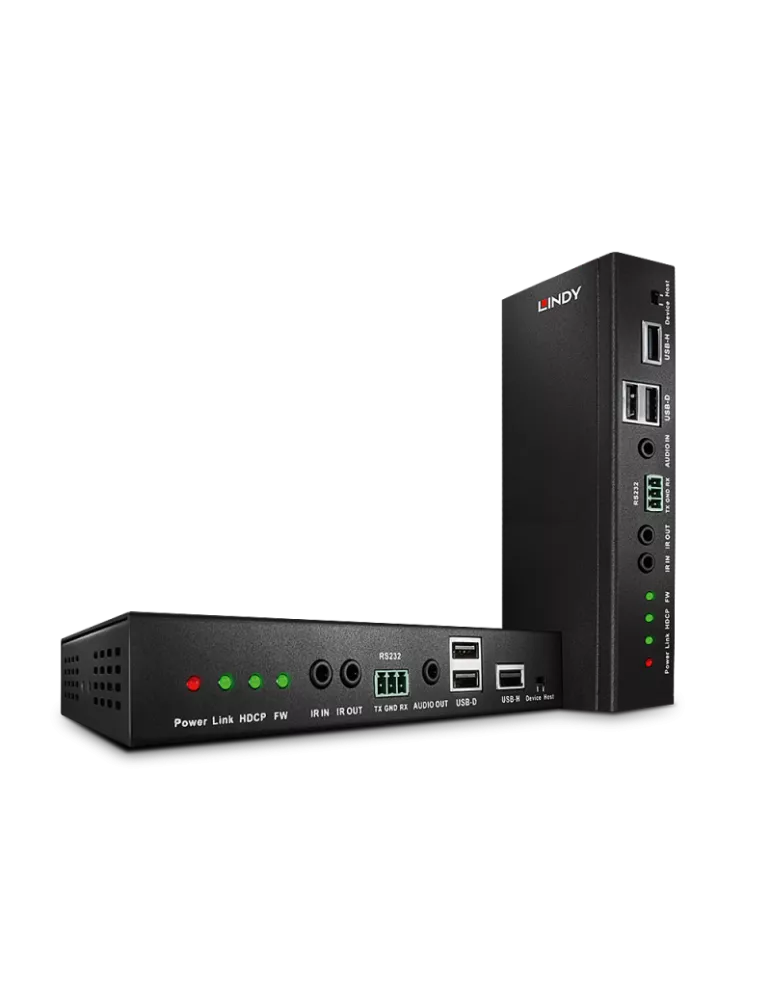 LINDY 38209 : Kit extender KVM C6 HDBaseT HDMI 2.0 & USB 100m