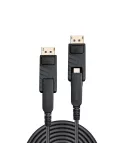 LINDY 38480 Lindy Câble Mini DisplayPort 1.4 Hybride Fibre Optique 8K connecteurs DP fournis 10m