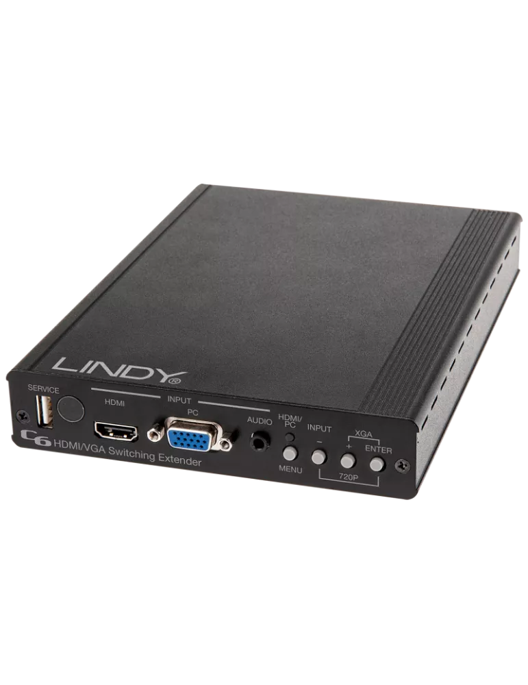 LINDY 38215  HDBaseT C6-100m HDMI   VGA transmitter with PoH (Power over HDBaseT) function LINDY LIN38215 | MusicGoodDeal