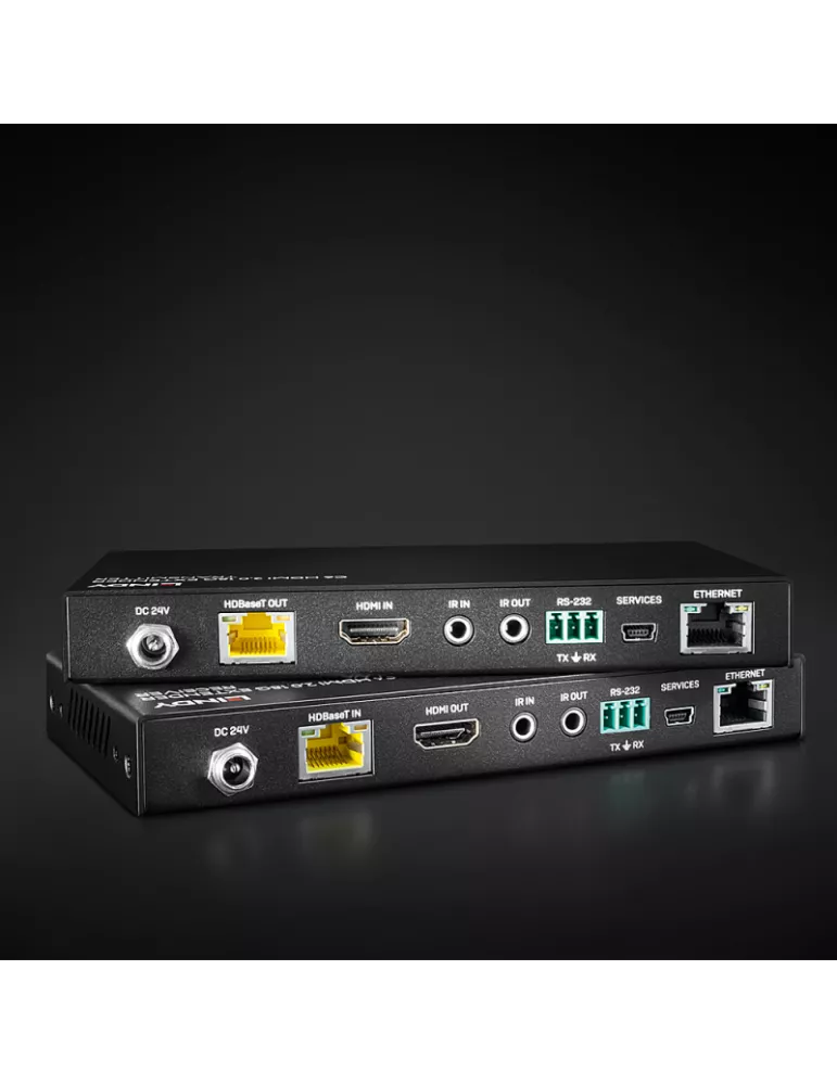 LINDY 38219  Kit extensor C6 HDBaseT HDMI 2.0 18G e IR 100m LINDY LIN38219 | MusicGoodDeal