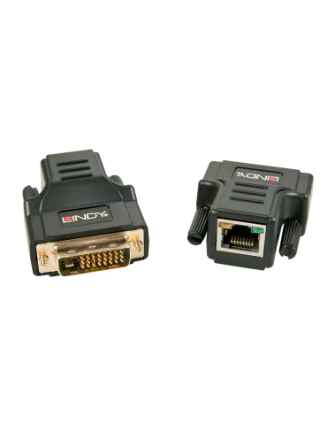 LINDY 32599 : Kit extender DVI-D Single Link Cat.6A 30m