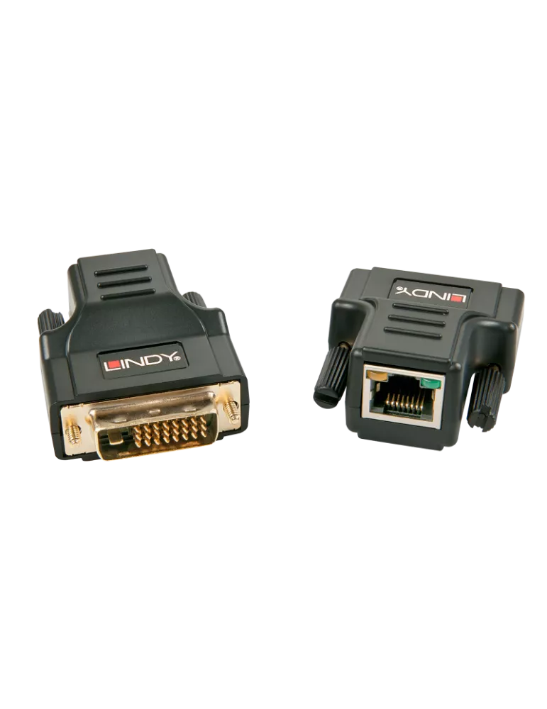 LINDY 32599 : Kit extender DVI-D Single Link Cat.6A 30m