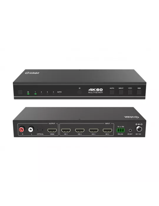 INFOBIT ISWITCH401MV Conmutador Multiviewer Infobit- iSwitch 401MV INFOBIT INFISWITCH401MV | MusicGoodDeal
