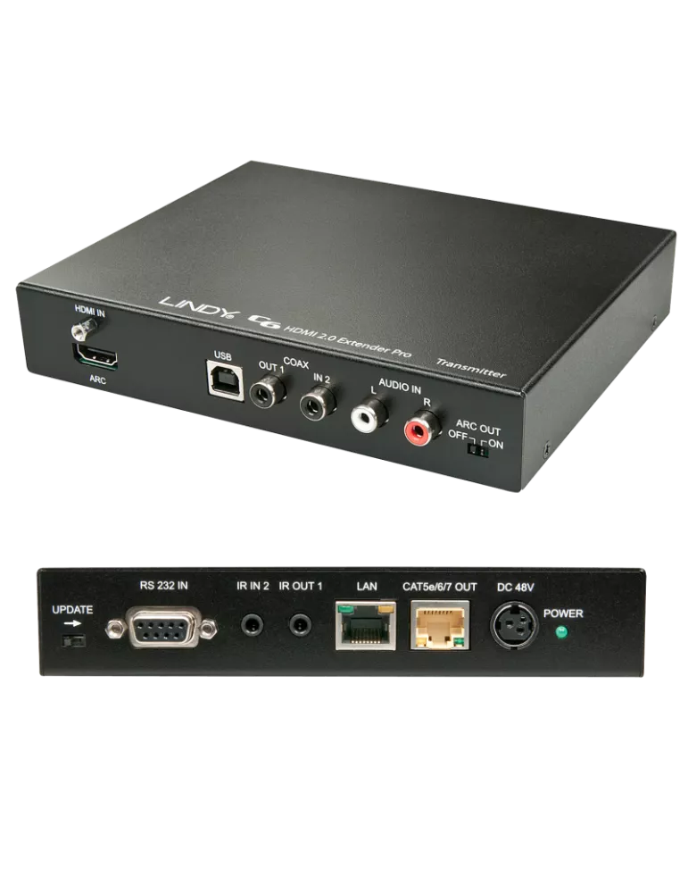 LINDY 38202 : Émetteur C6 HDMI 4K 2.0 HDBaseT 2.0