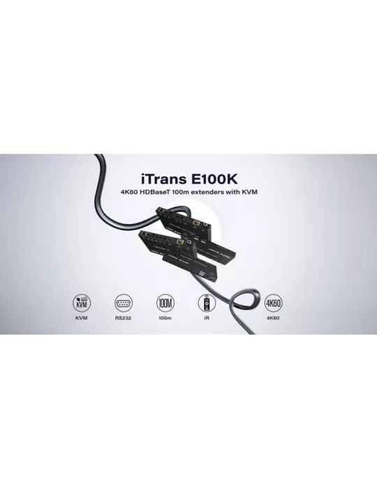 INFOBIT E100KT Transmisor Extensor HDBaseT - E100K-T hasta 100m INFOBIT INFE100KT | MusicGoodDeal