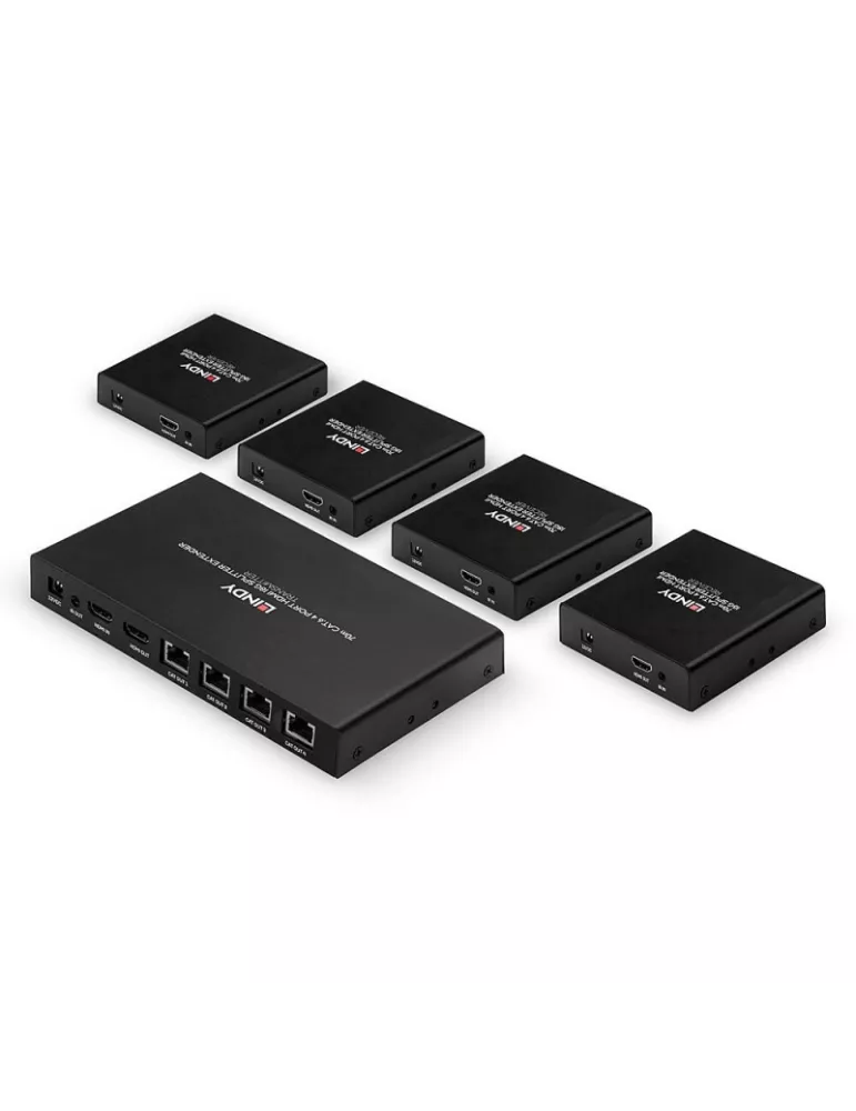 LINDY 38262 Lindy Splitter Extender Cat.6 4 port HDMI 4K60 70m LINDY LIN38262 | MusicGoodDeal