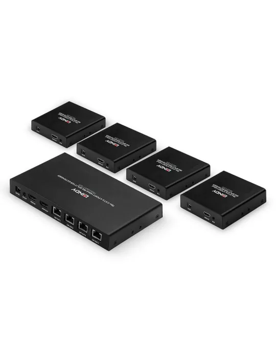 LINDY 38262 Divisor Lindy Extensor Cat.6 4 puertos HDMI 4K60 70m LINDY LIN38262 | MusicGoodDeal