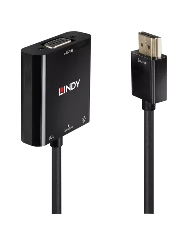 LINDY 38285 Conversor Lindy de HDMI a VGA y audio LINDY LIN38285 | MusicGoodDeal