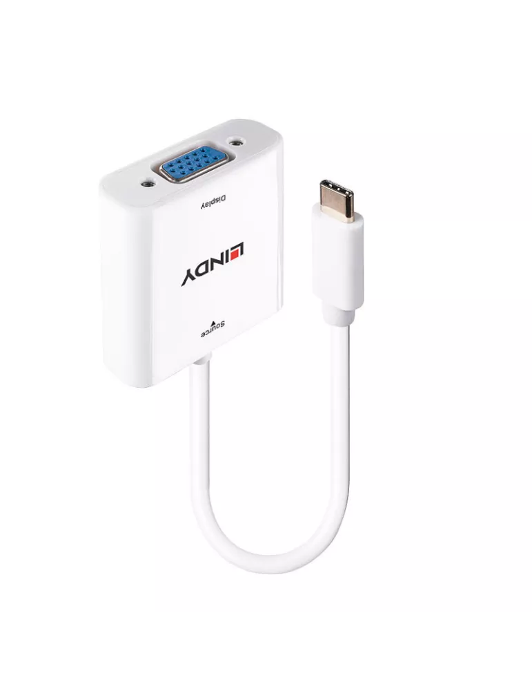 LINDY 43355 Lindy USB type C to VGA converter LINDY LIN43355 | MusicGoodDeal